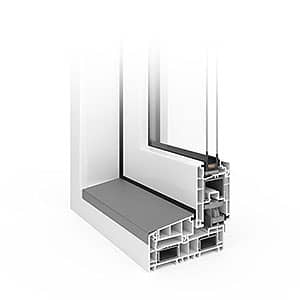 Kunststoff Schiebetüren Aluplast Smart Slide