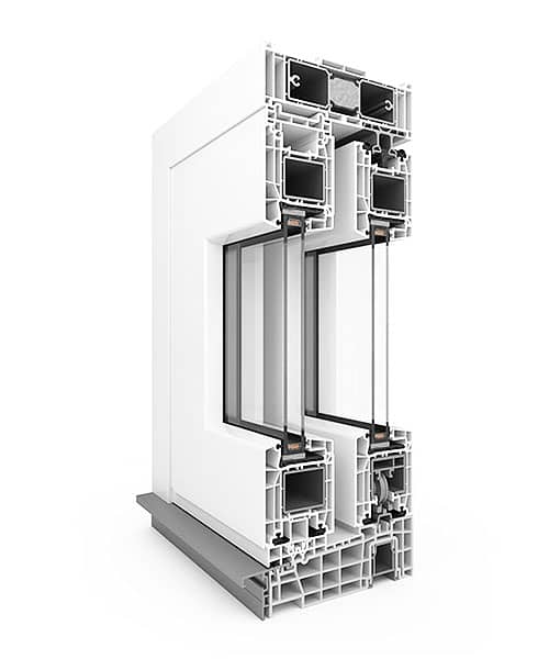 Kunststoff Schiebetüren Aluplast HST 85