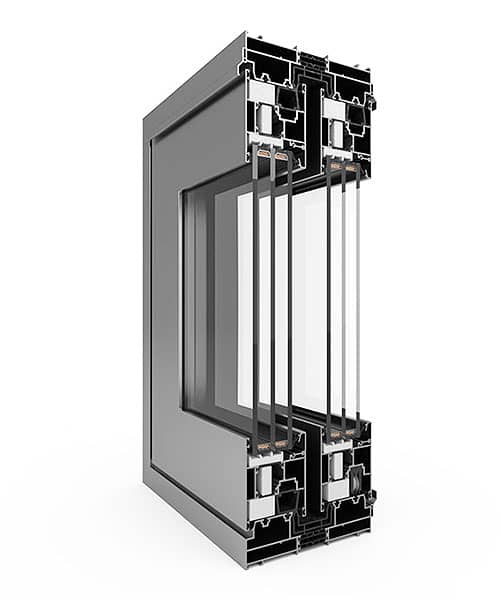 Kunststoff Schiebetüren Aluprof MB-77 HS
